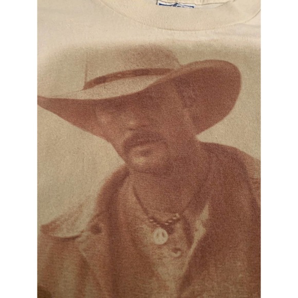 Vintage 90s Tim McGraw All I Want Large Print Tan TShirt Sz Large USA MADE, Wow! - Picture 3 of 10